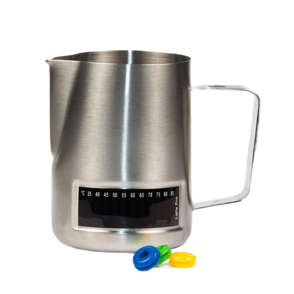 Питчер молочник 480 мл с инд. темп. Coffee Classic Pro d 8,3/7,1 см h10,7 см нерж. P.L.- Barbossa