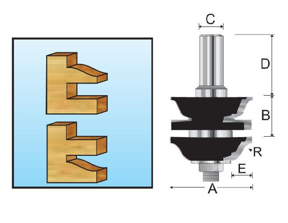 Фреза рамочная Makita     D-11966