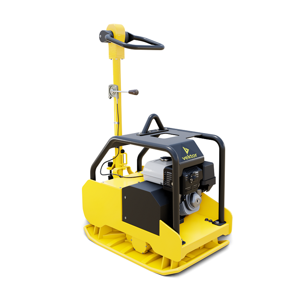 Виброплита реверсивная Vektor VPG-430HС бензиновая - [430 кг / 50 кН / Honda GX390]