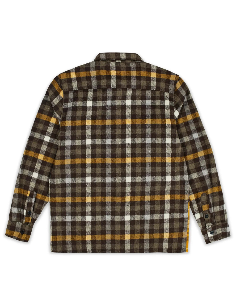 Мужская рубашка REASON Spliced Checkered Colorblock