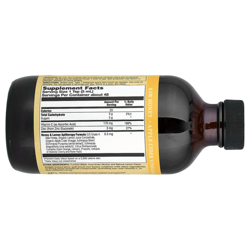 Zand, Сироп с витамином C, лимон и мед, 237 мл (8 жидк. унц.)