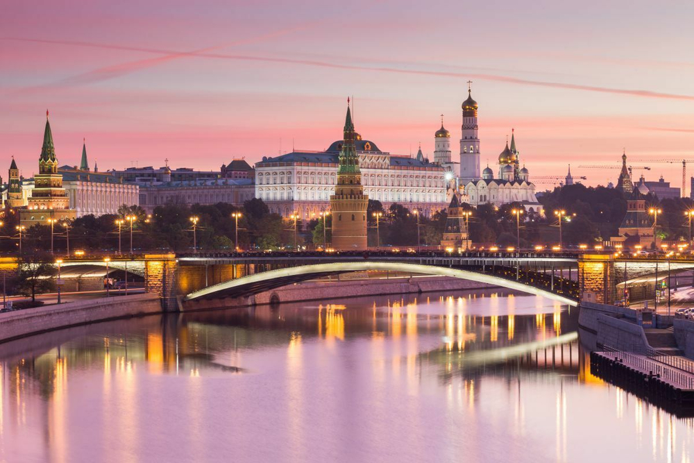 Фотообои кремль в москве 12-020