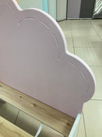 Кровать Облако 800*1600 белый/орхидея