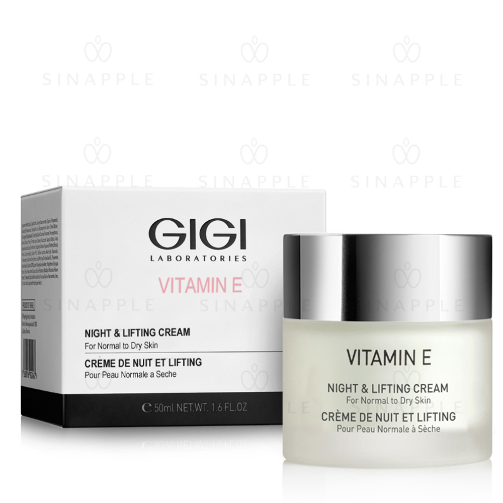 GIGI Vitamin E Night & Lifting Cream, 50 ml