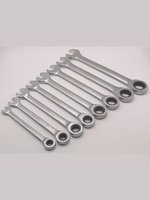 Набор ключей комбинированных трещоточных 8 предметов