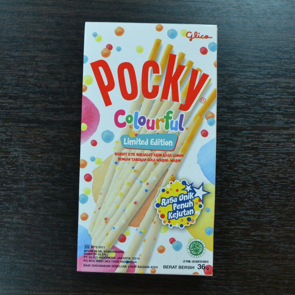 Палочки Поки / Pocky GLICO Colourful поки в белом шоколаде, Япония