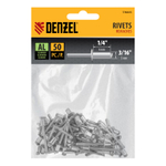 Заклепки алюминиевые, 3/16"-1/4", 5 х 6 мм, 50 шт Denzel