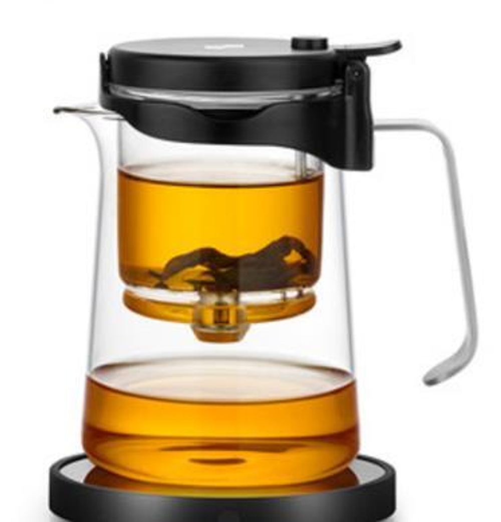 220013 Чайник изипот Bonston "BP-08-550" 550мл внут.колба СТЕКЛО, без носика, крышка на защелке