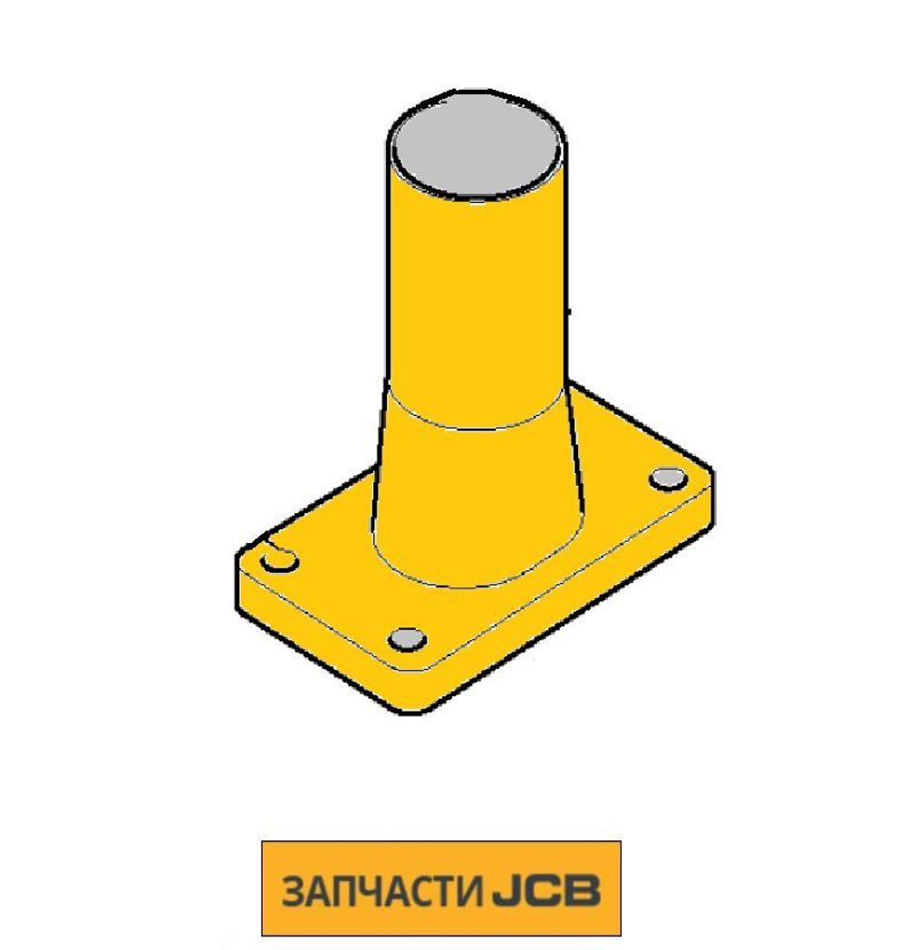 Фланец коллектора JCB 320/06070