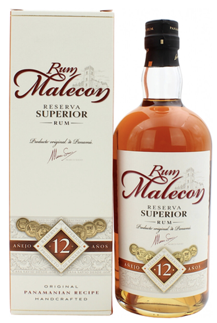 Ром Malecon Reserva Superior Anejo 12 Anos, 0.7 л