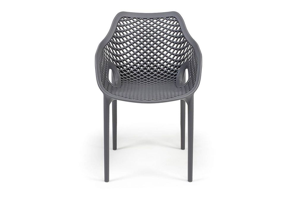 "Беллини" стул пластиковый, цвет темно-серый