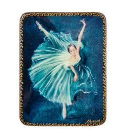 ШК-19/ 8-I Шкатулка в технике декупаж «Балет» (10х8х3,5)