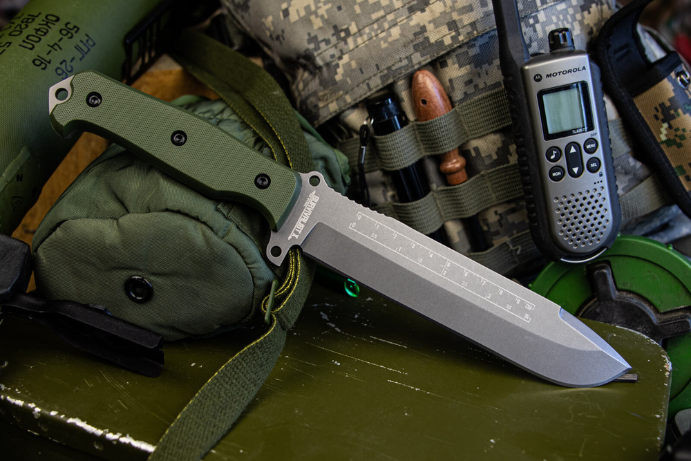 Нож выживания Survivalist X D2 TacWash Green G10