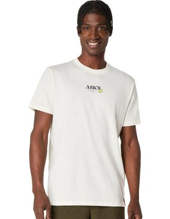 Мужская теннисная футболка Asics Game Seasonal Graphic - cream