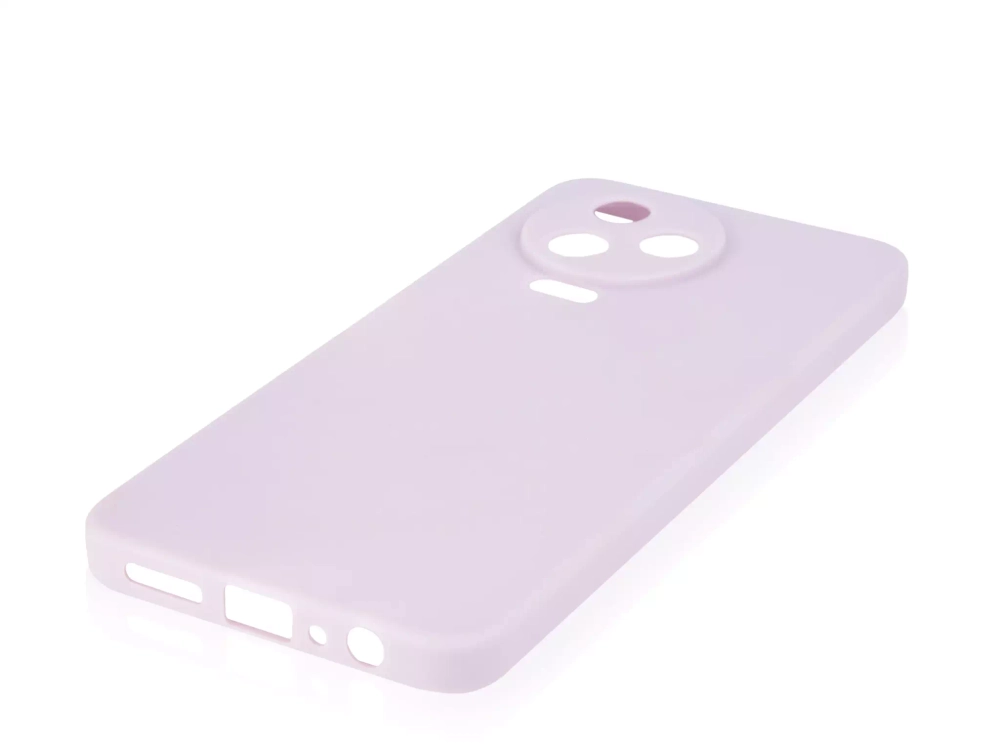 Накладка Infinix Note 12 4G силикон матовый сиреневый  Soft Case Zibelino