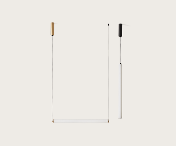 Подвесной светильник Tube черный