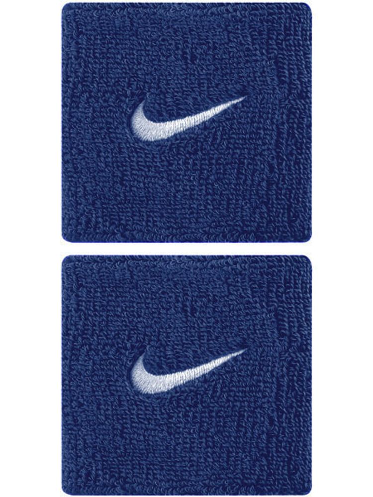 Теннисные напульсники Nike Swoosh Wristbands - Blue