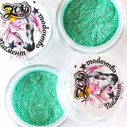 Радужная втирка "Пигмент единорога" Бирюзовый, 0,2 гр