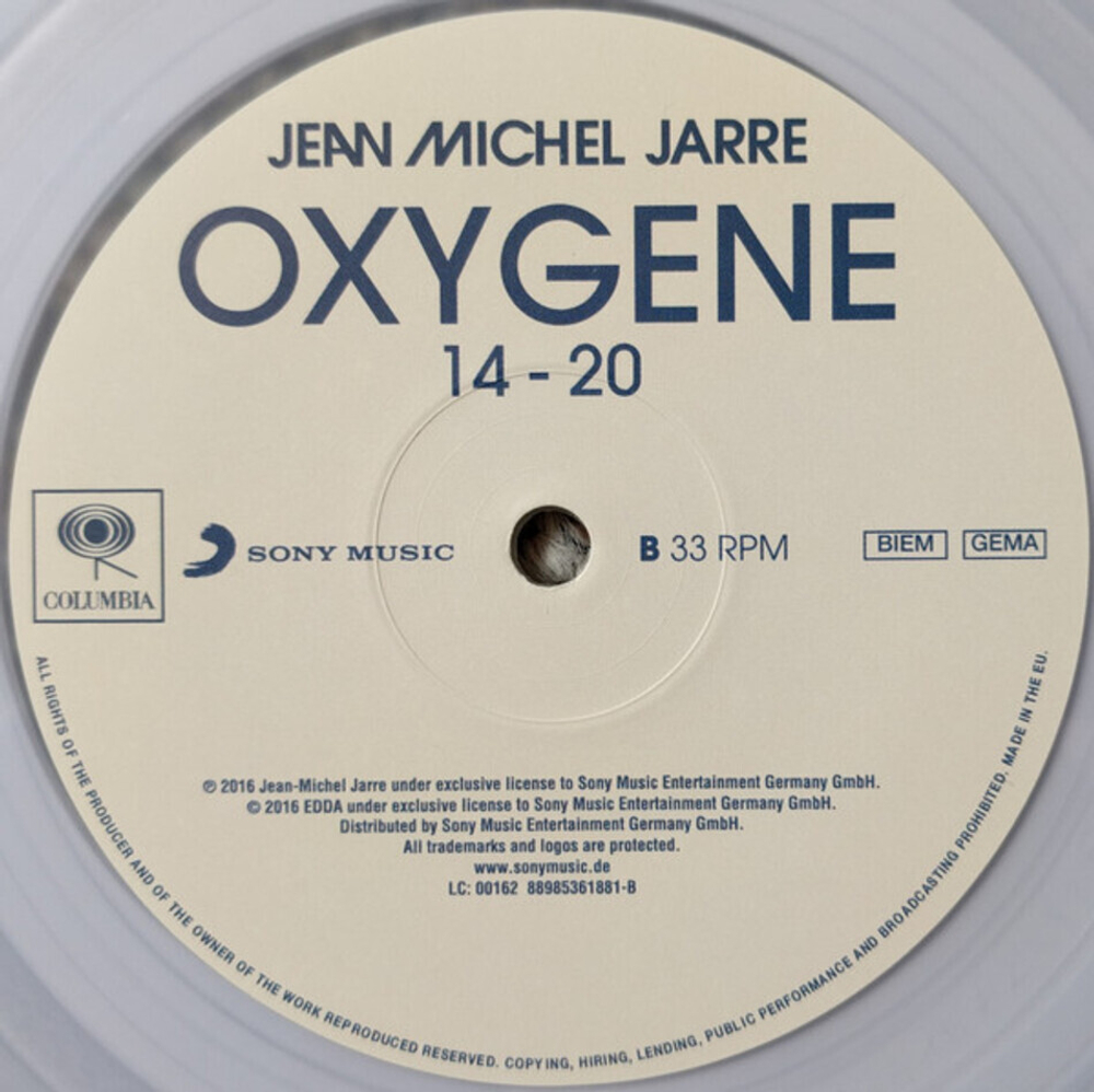 Jean-Michel Jarre / Oxygene Trilogy (40th Anniversary Edition)(Clear Vinyl)(3LP+3CD)