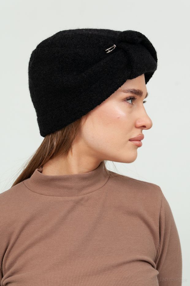 Комова №2330Б (Серый/черное серебро / 57-58 / 30х30х6 / б/р / Серый / Шерсть / 0.3)