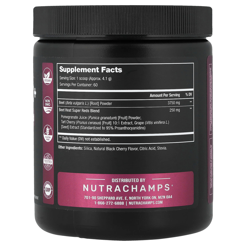 NutraChamps, Beet Root+, со вкусом черешни, 248 г (8,74 унции)
