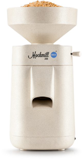 Мукомолка Mockmill MM200 жерновая электромельница для помола зерна и изготовления цельнозерновой муки в домашних условиях