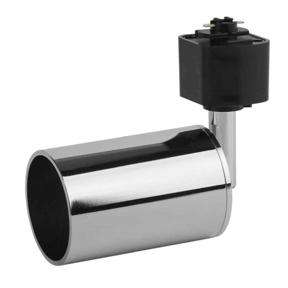 Трековый светильник однофазный ЭРА TR14-GU10 CH под лампу GU10 хром | Однофазные светильники под лампу