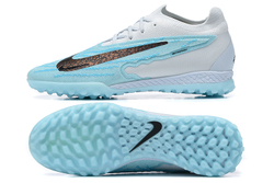 Шиповки Nike Phantom GX Elite TF (Белый+голубой)