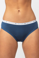 Женские трусы-слипы из хлопка (Размер: XL) (Цвет: темно-серый)