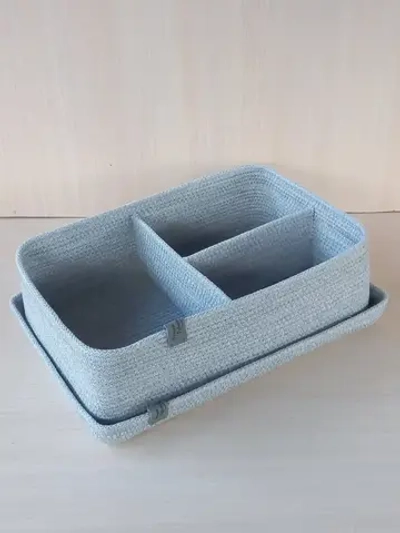 Корзина плетеная с крышкой