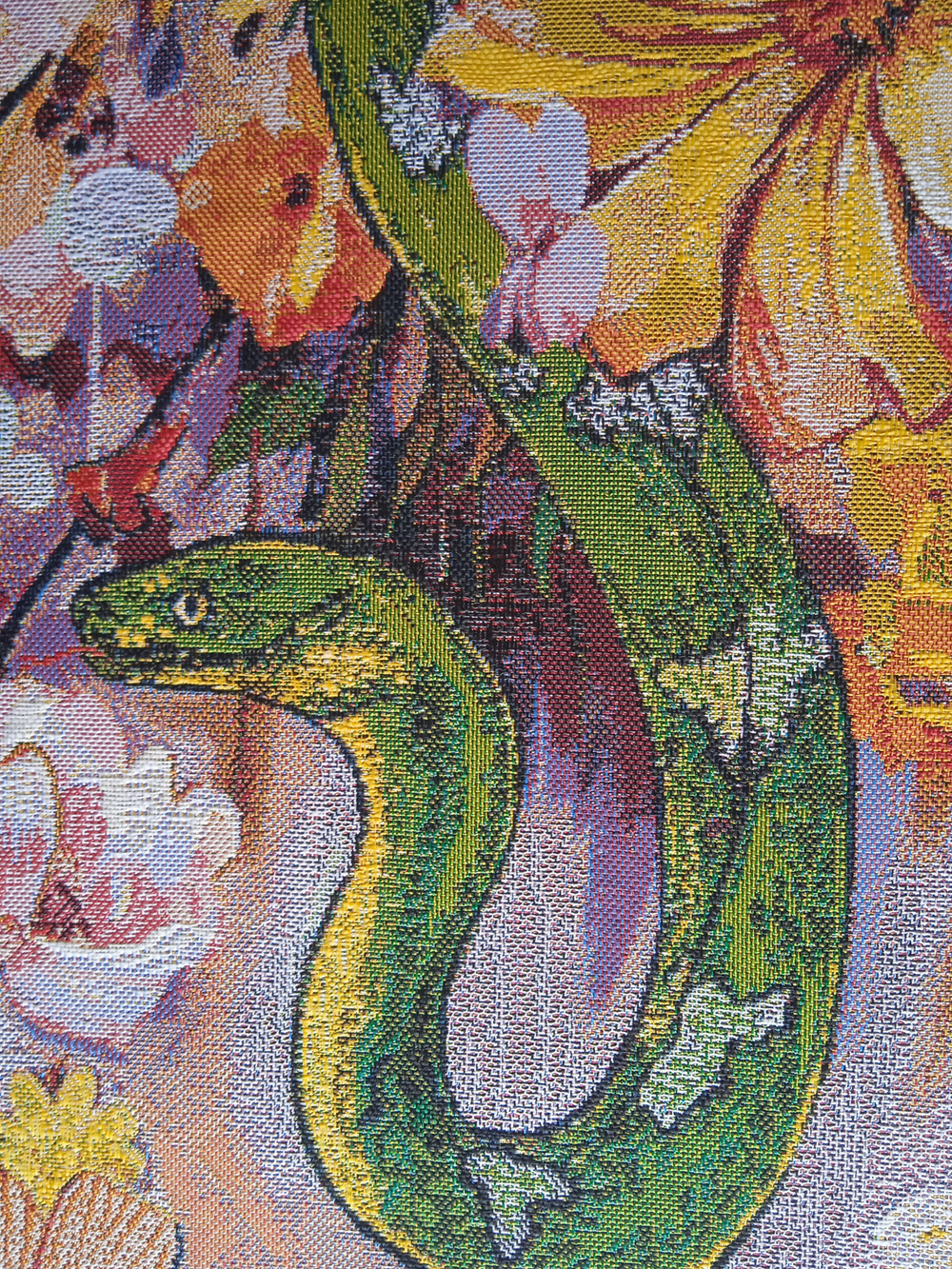 Календарь из гобелена на 2025 год Змейка 38х73