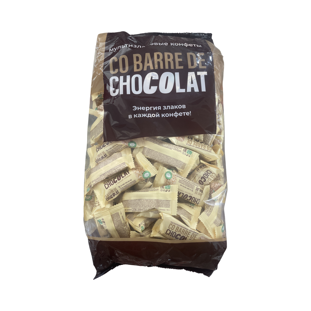 Конфеты COBARDE el Chocolate мультизлаковые с белой глазурью 1кг