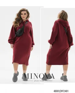 Платье 2401-бордо Minova