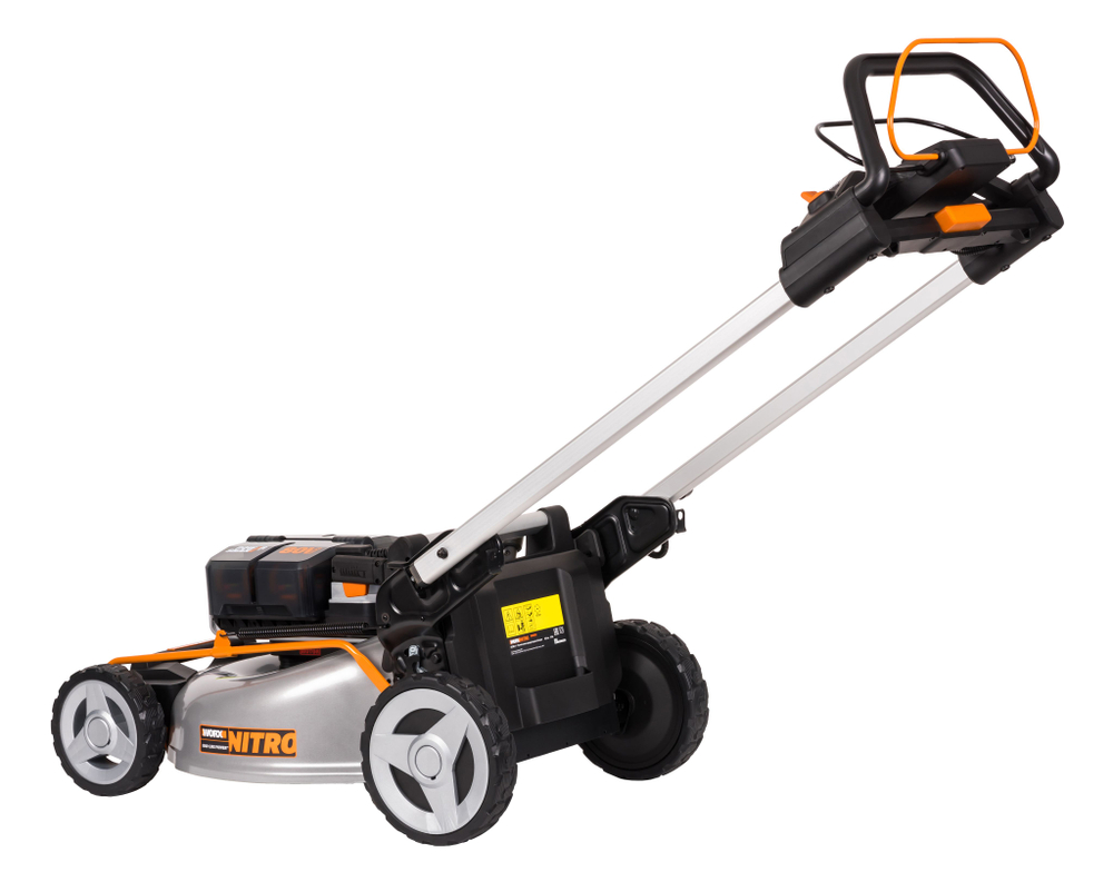 Газонокосилка аккумуляторная самоходная WORX WG761E 80В 51см