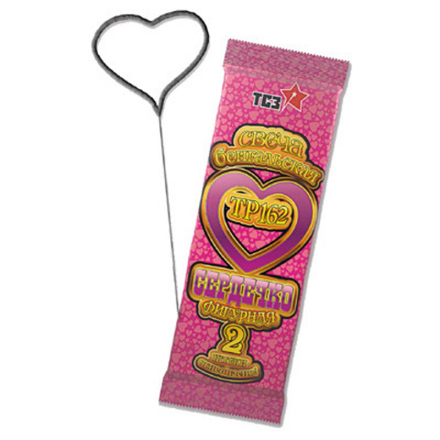 ТР162 Бенгальская свеча "Сердечко"