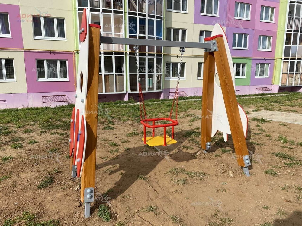 Качели на брусе «Ракета»