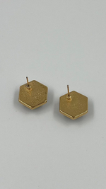 Серьги с чёрными кабошонами