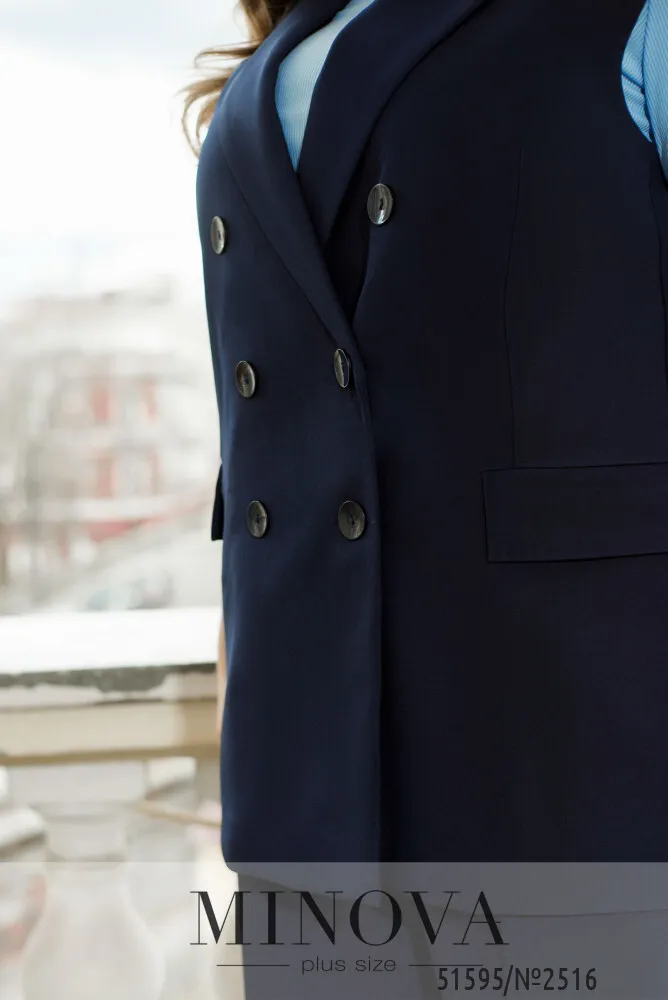 Жилет 2516-синий Minova