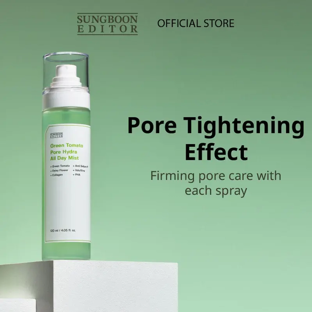 Sungboon Editor Green Tomato Pore Hydra All Day Mist 120ml