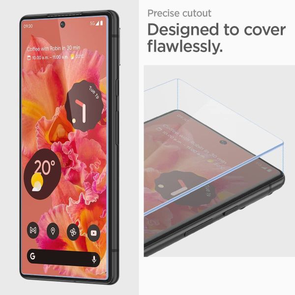 Защитное стекло Spigen Tempered Glass [AlignMaster GLAS.tR] для Pixel 6 (2021) - [2шт]
