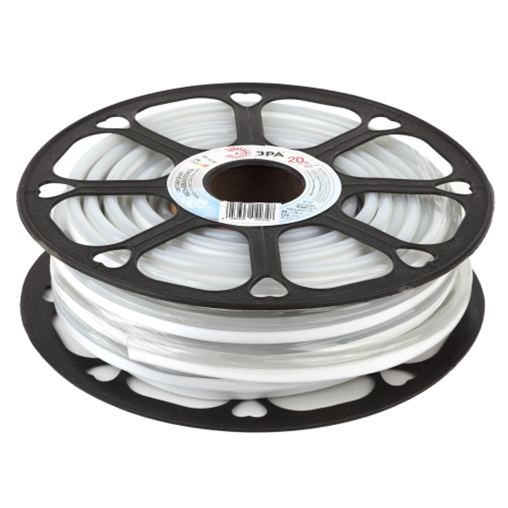 Светодиодная неоновая лента ЭРА N2835-120-IP67-220V-20m-6500 холодный белый