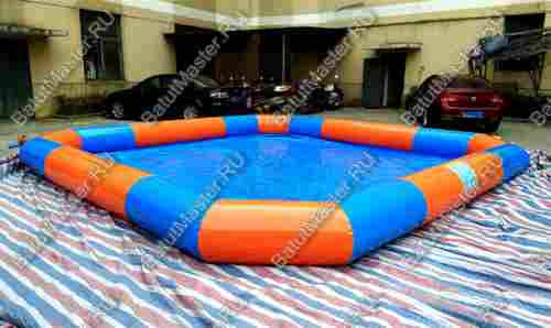 Прямоугольный надувной бассейн "Полосатик" 6*6*0.65 м