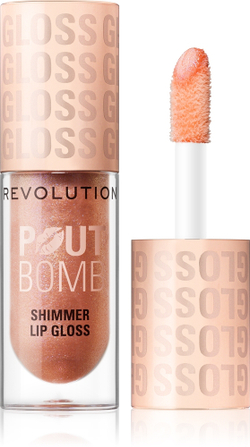 Makeup Revolution Shimmer Gloss - глянцевый блеск для губ, 4,5 ml