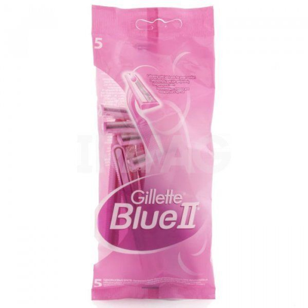 Одноразовый станок Gillette Blue II 5шт женский