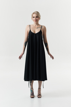 ПРЕДЗАКАЗ Платье полусолнце AFTER BLACK