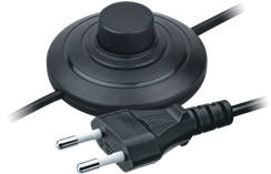 Провод с вилкой для бра Navigator 500Вт 1,7м напольный черный 30145