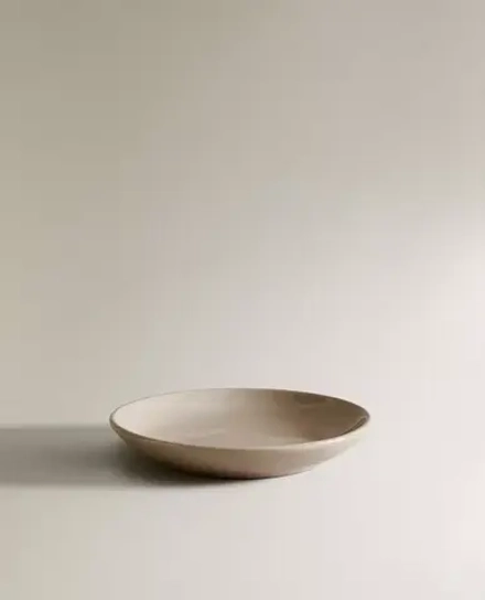 ZARA HOME КЕРАМИЧЕСКАЯ ТАРЕЛКА ДЛЯ ХЛЕБА, СЕРЫЙ