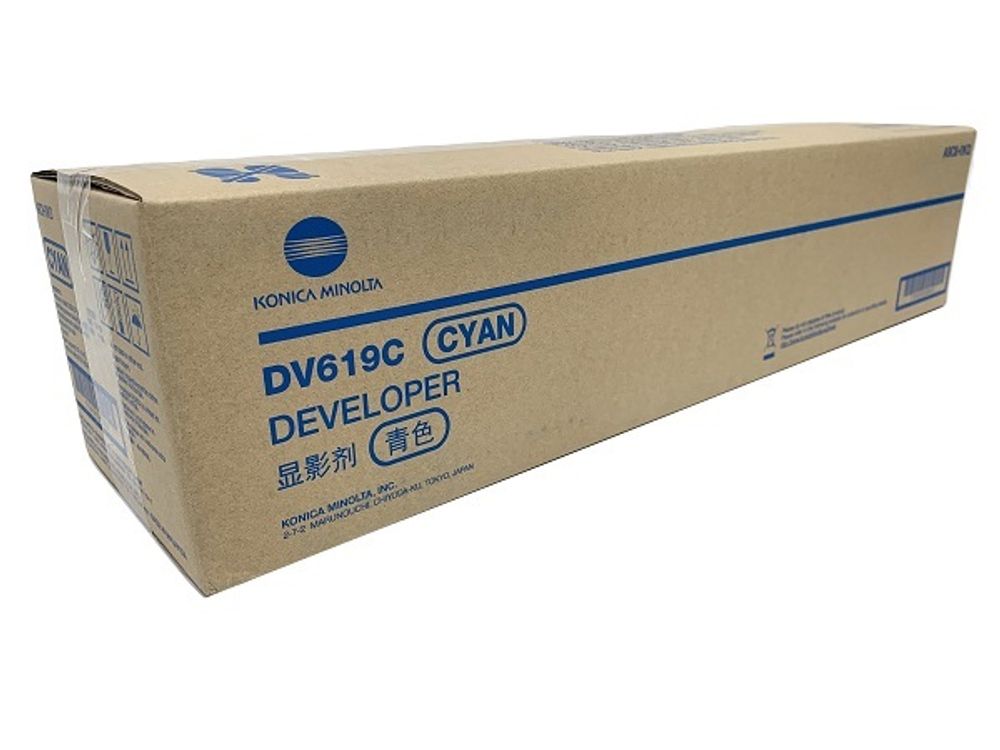 Блок проявки DV-619C Konica-Minolta bizhub C458/C558/C658 голубой A9C80KD