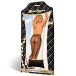 Ретро-колготки в сетку со швом сзади (Размер: S-M-L) (Цвет: черный)