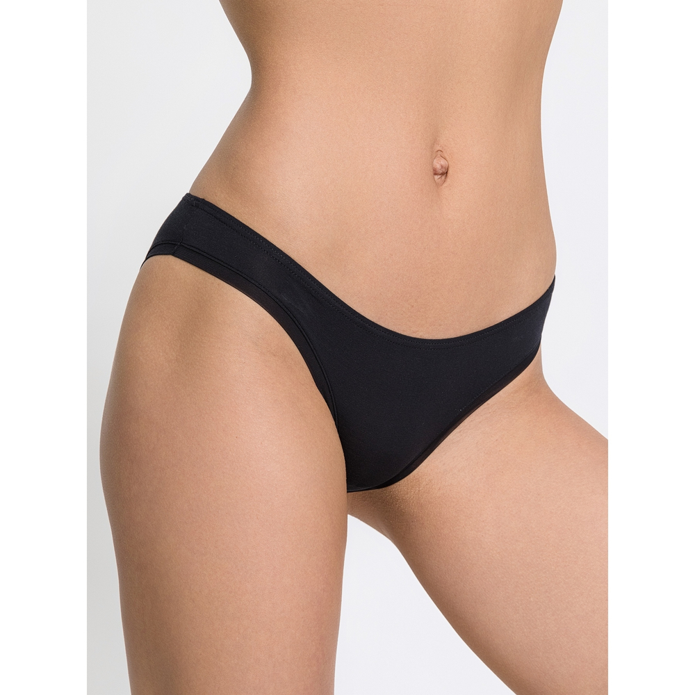 Женские трусы слипы черные OROBLU Perfect Line VOBT01598